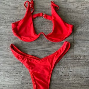 SEXY RED BIKINI “SHEIN” NWT Small\Large